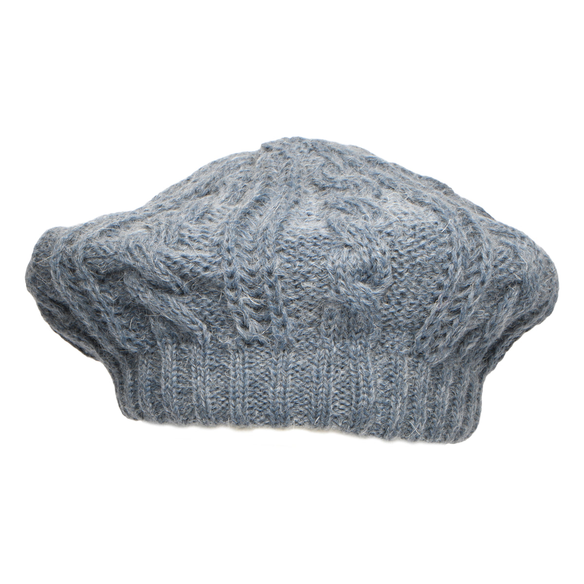 Béret à Torsades bleu fumé WHITELEY