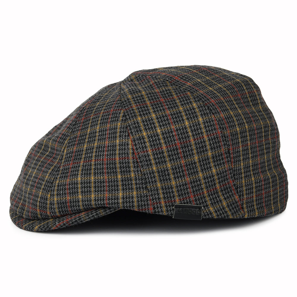 Casquette Gavroche Flexfit à Carreaux panaché de gris KANGOL