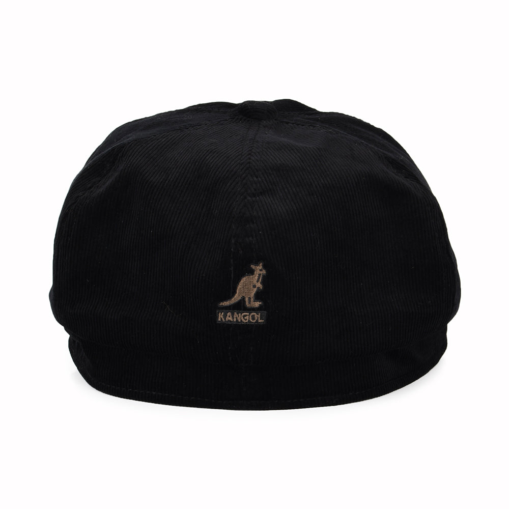 Casquette Gavroche en Velours Côtelé noir KANGOL