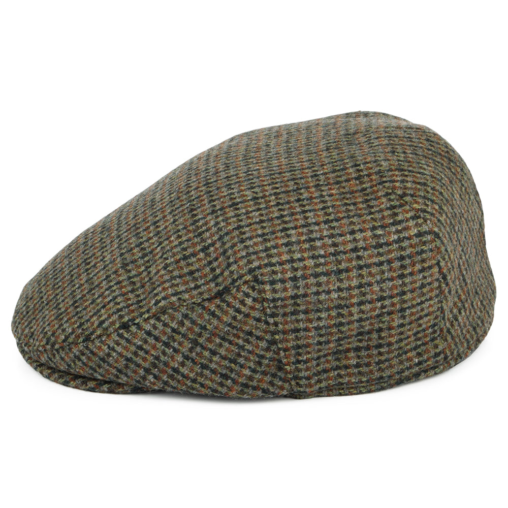 Casquette Plate en Laine Mélangée Worcester olive FAILSWORTH