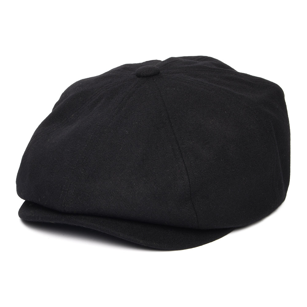 Casquette Gavroche en Flanelle Brood noir BRIXTON