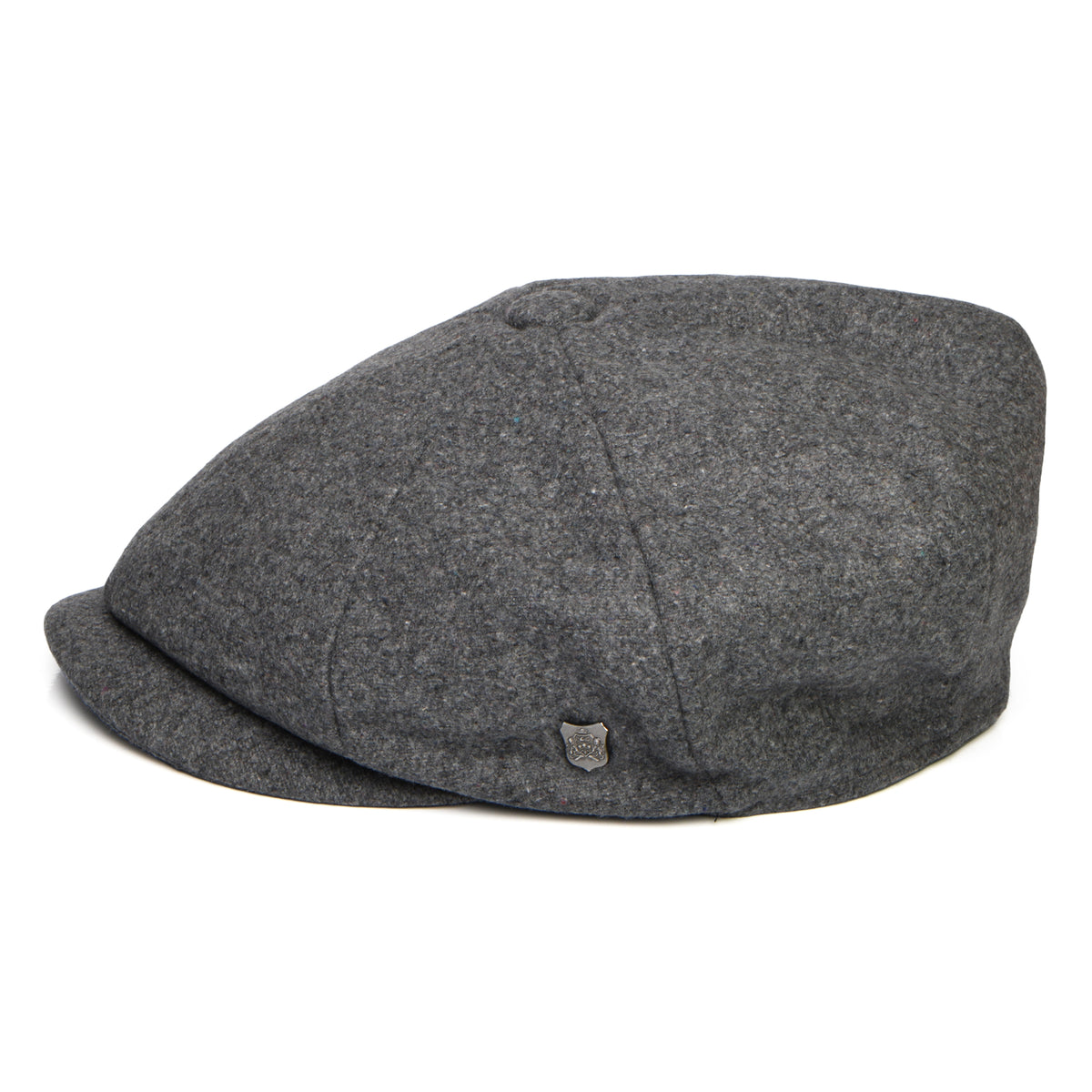 Casquette Gavroche en Melton Italien Gino gris FAILSWORTH