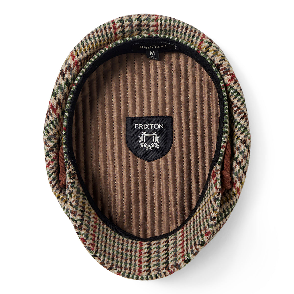 Casquette de Marin Pied-de-Poule sable-rouge-mousse BRIXTON