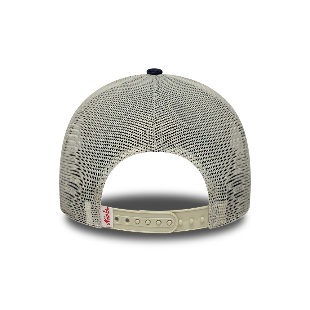 Casquette Trucker 9FORTY Patch Denim A-Frame bleu foncé NEW ERA