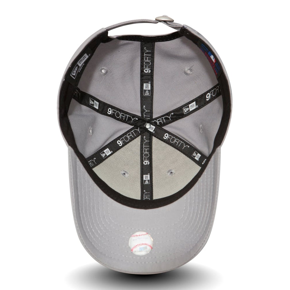 Casquette Enfant 9FORTY MLB League Essential New York Yankees gris NEW ERA