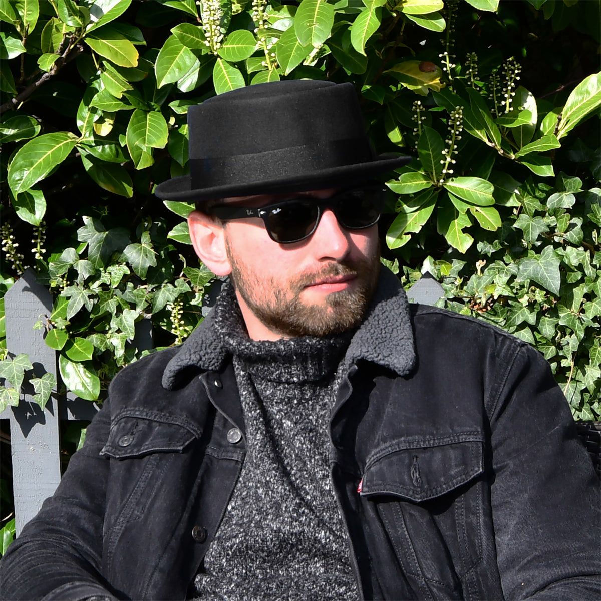 Chapeau Pork Pie déformable noir JAXON & JAMES - VENTE EN GROS