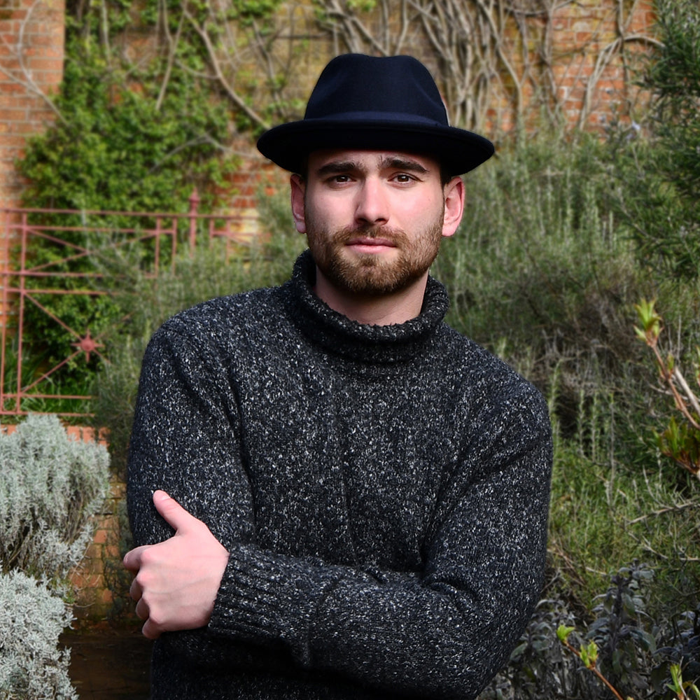 Chapeau Trilby Déformable Blues bleu marine JAXON & JAMES - VENTE EN GROS