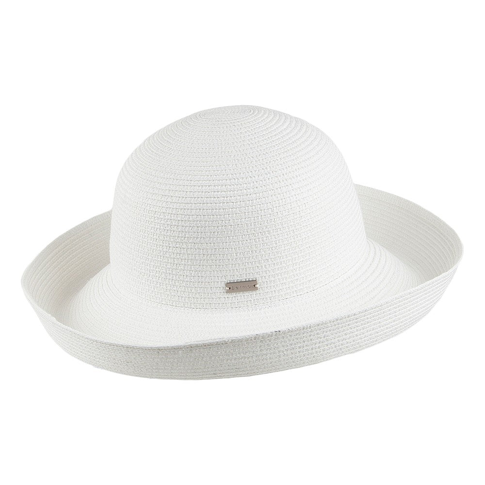 Chapeau Été Classic Roll Up blanc BETMAR