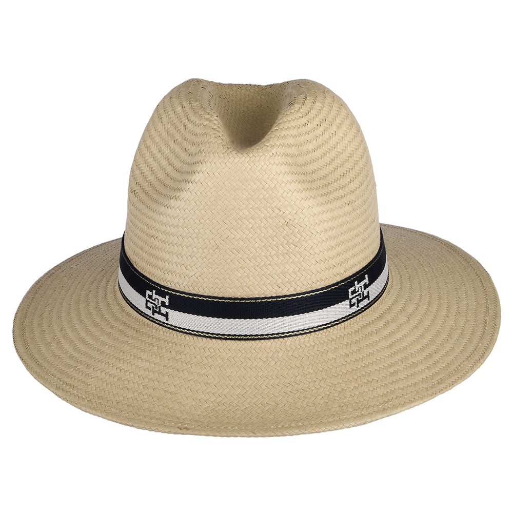 Chapeau Fedora en Paille Toyo Iconic Prep naturel TOMMY HILFIGER