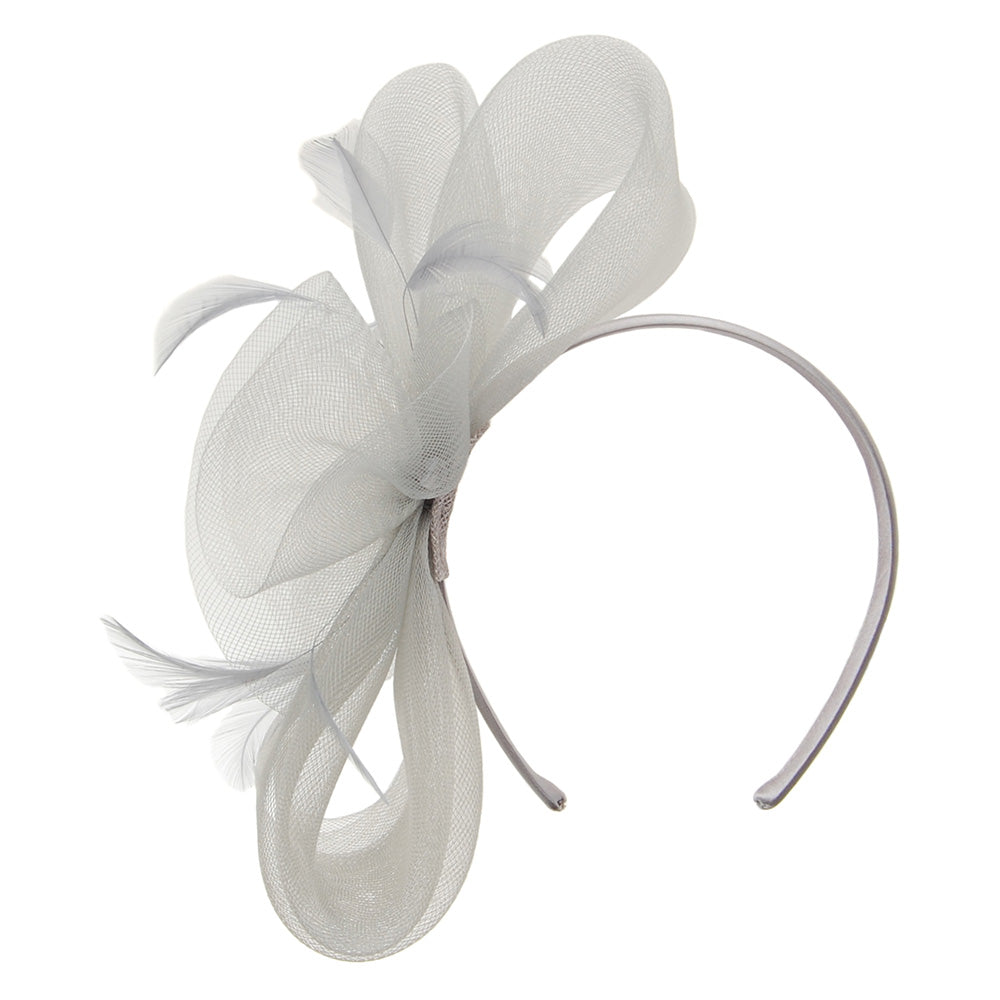 Chapeau Bibi Shauna argenté JANE ANNE DESIGNS