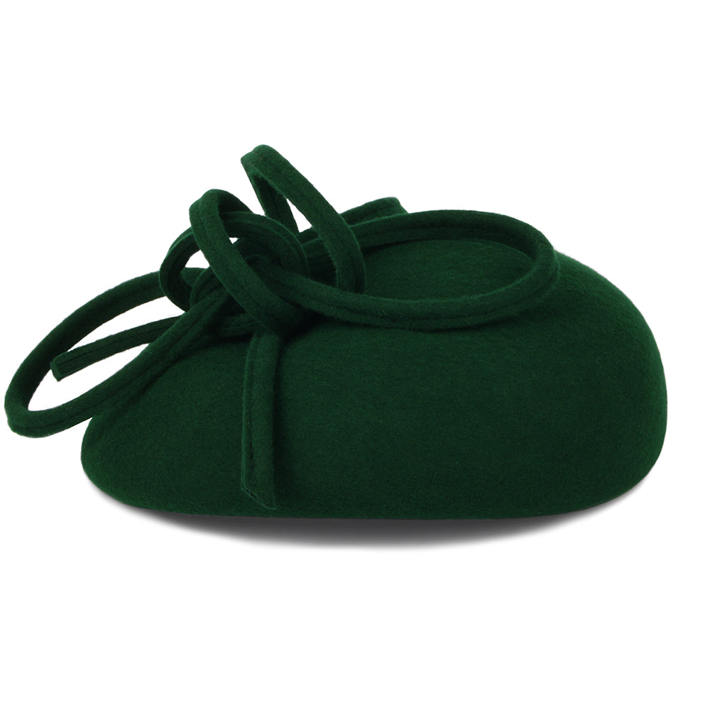 Chapeau Calot en Laine avec Boucles Rosey forêt WHITELEY
