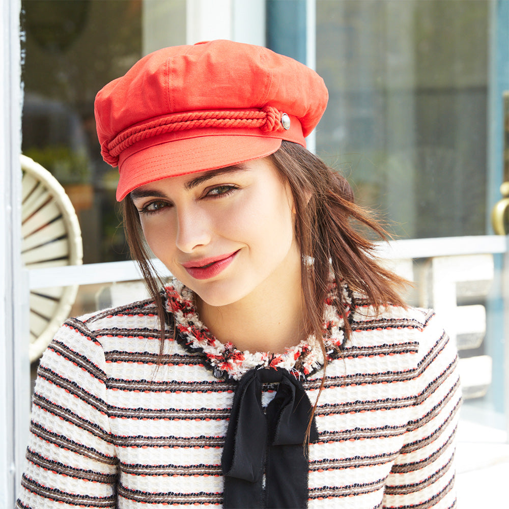 Casquette Gavroche de Marin rouge BETMAR