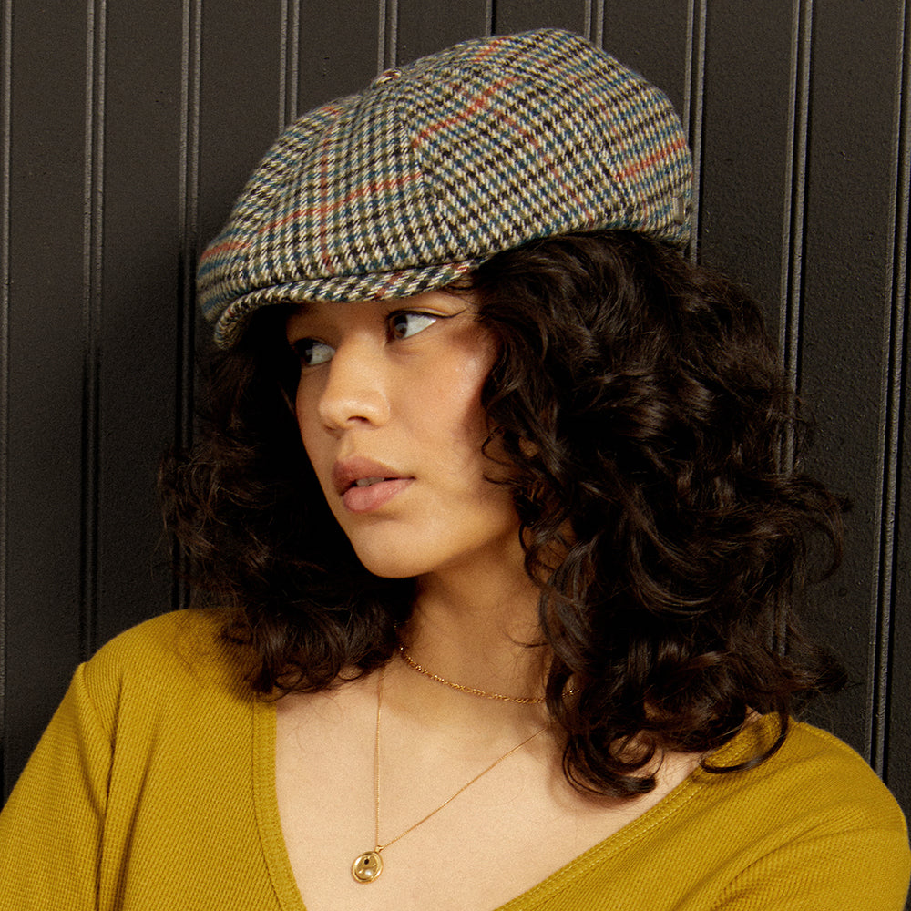 Casquette Gavroche Ample Pied-de-Poule Brood multicolore BRIXTON