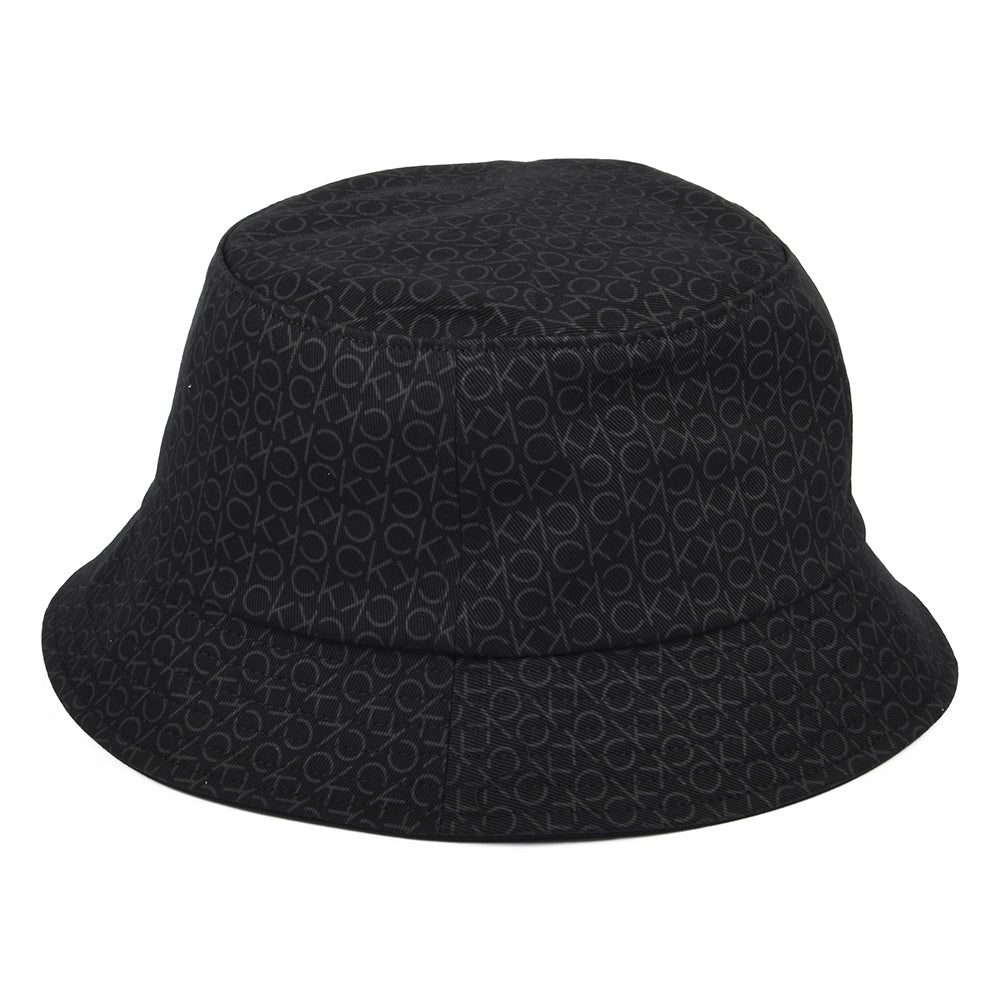 Chapeau Bob en Coton Mono Blend noir CALVIN KLEIN