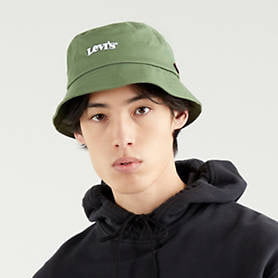 Chapeau Bob Vintage Modern Logo vert LEVI'S