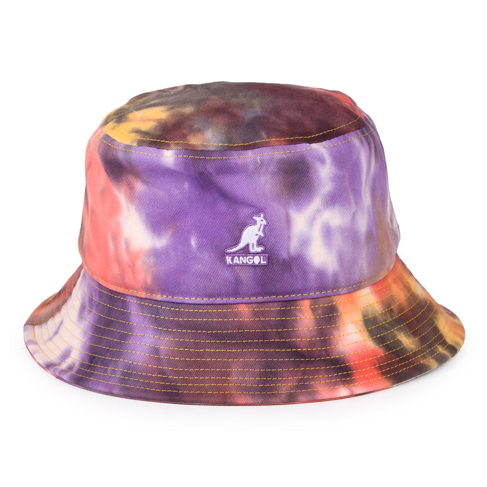 Chapeau Bob Tie Dye violet-rose-multi KANGOL