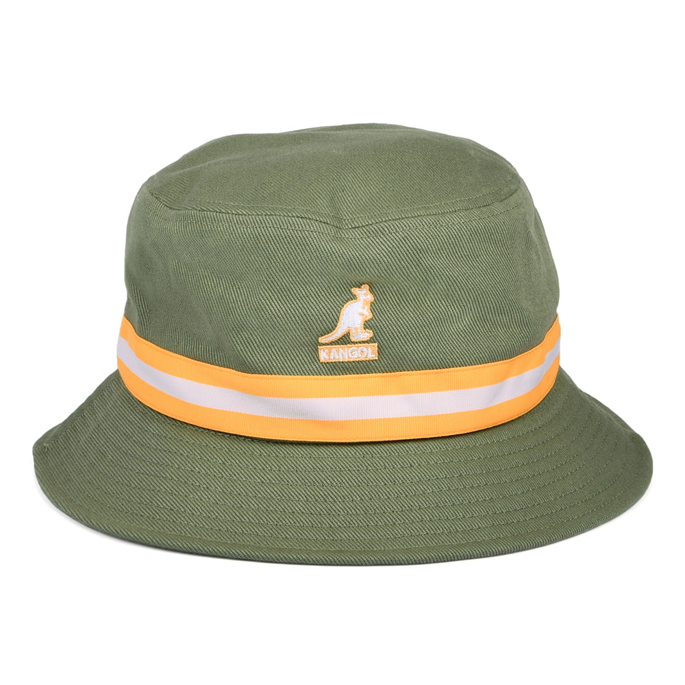 Chapeau Bob Stripe Lahinch sauge KANGOL
