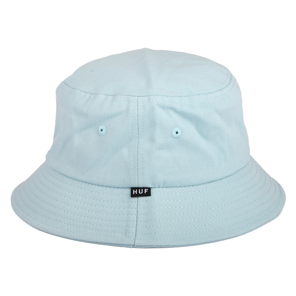 Chapeau Bob Coton Essentials Triple Triangle bleu ciel HUF