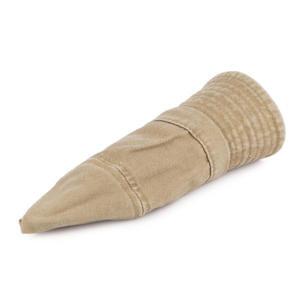 Chapeau Bob en Coton Pliable khaki