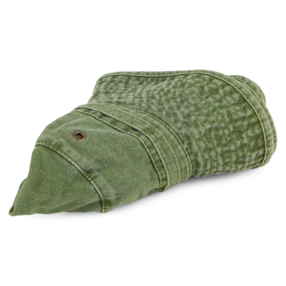 Chapeau Bob Boonie en Coton Pliable olive JAXON & JAMES