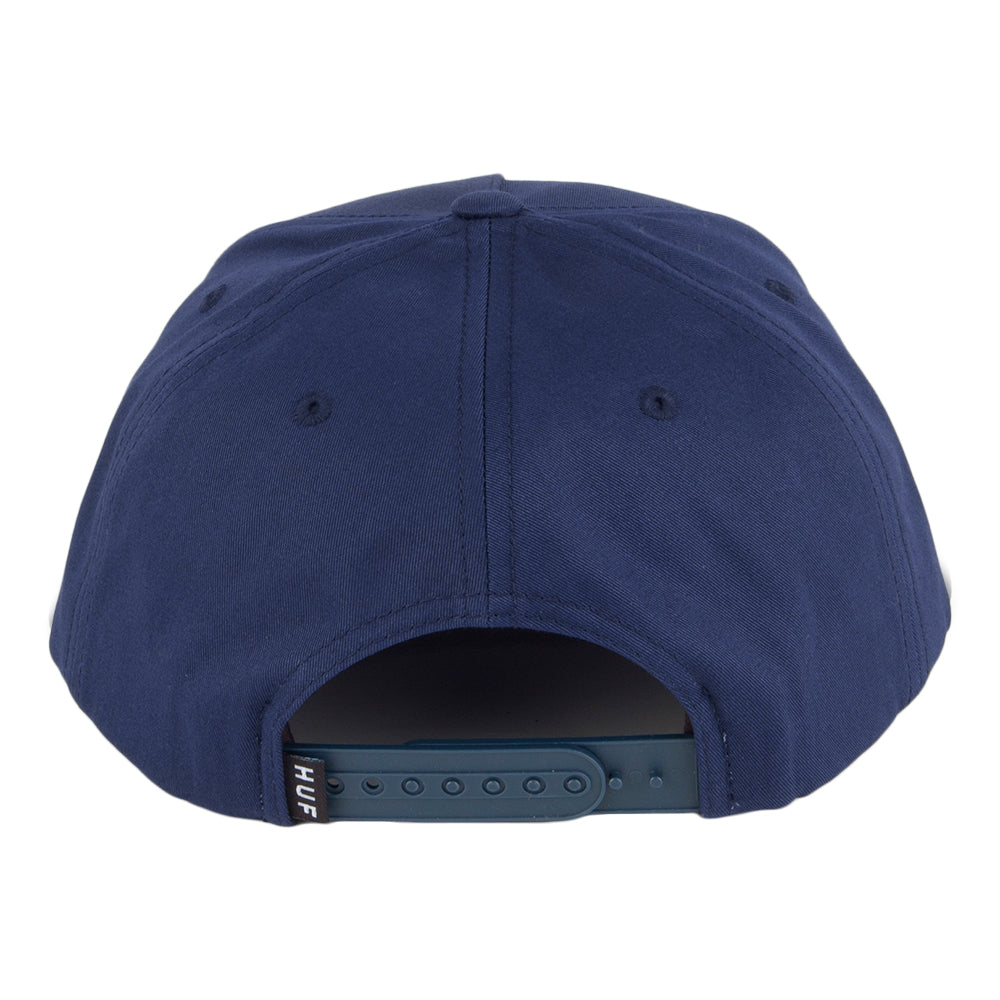 Casquette Snapback Triple Triangle bleu marine HUF
