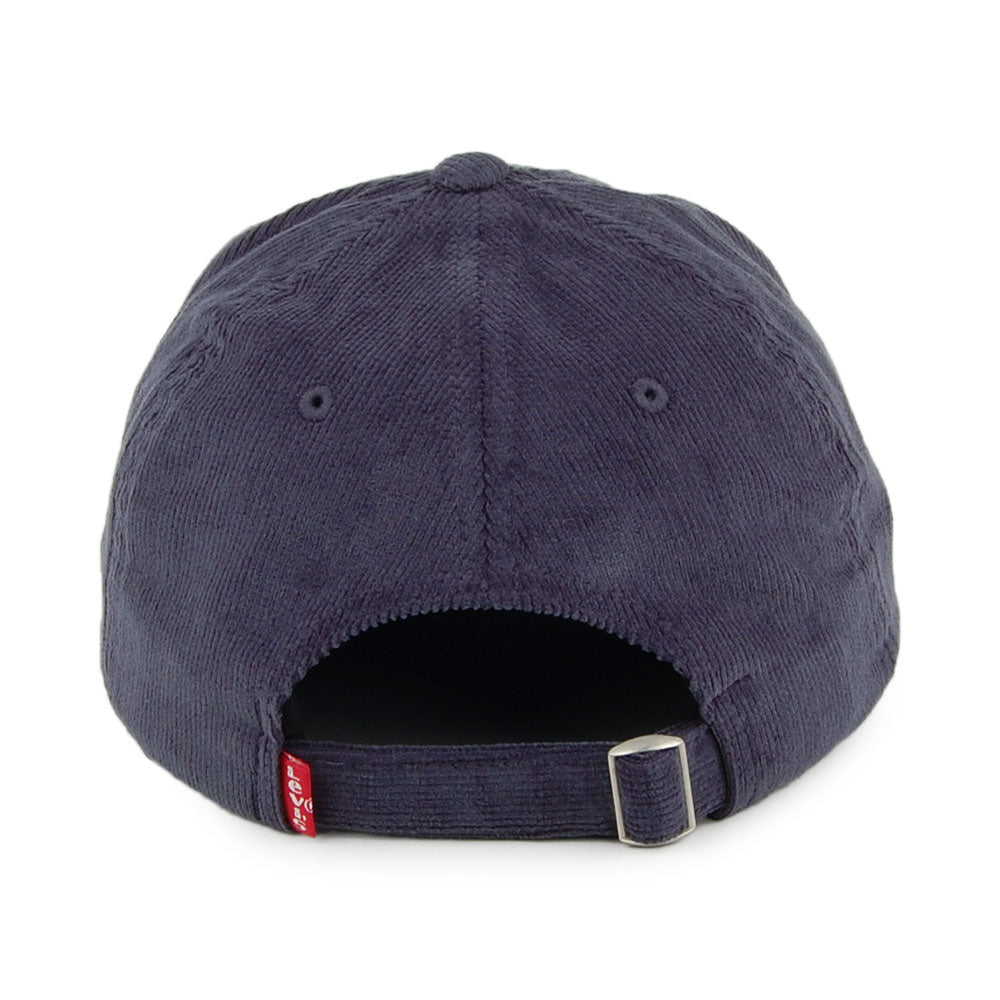 Casquette Flexfit en Velours Côtelé Batwing bleu marine LEVI'S