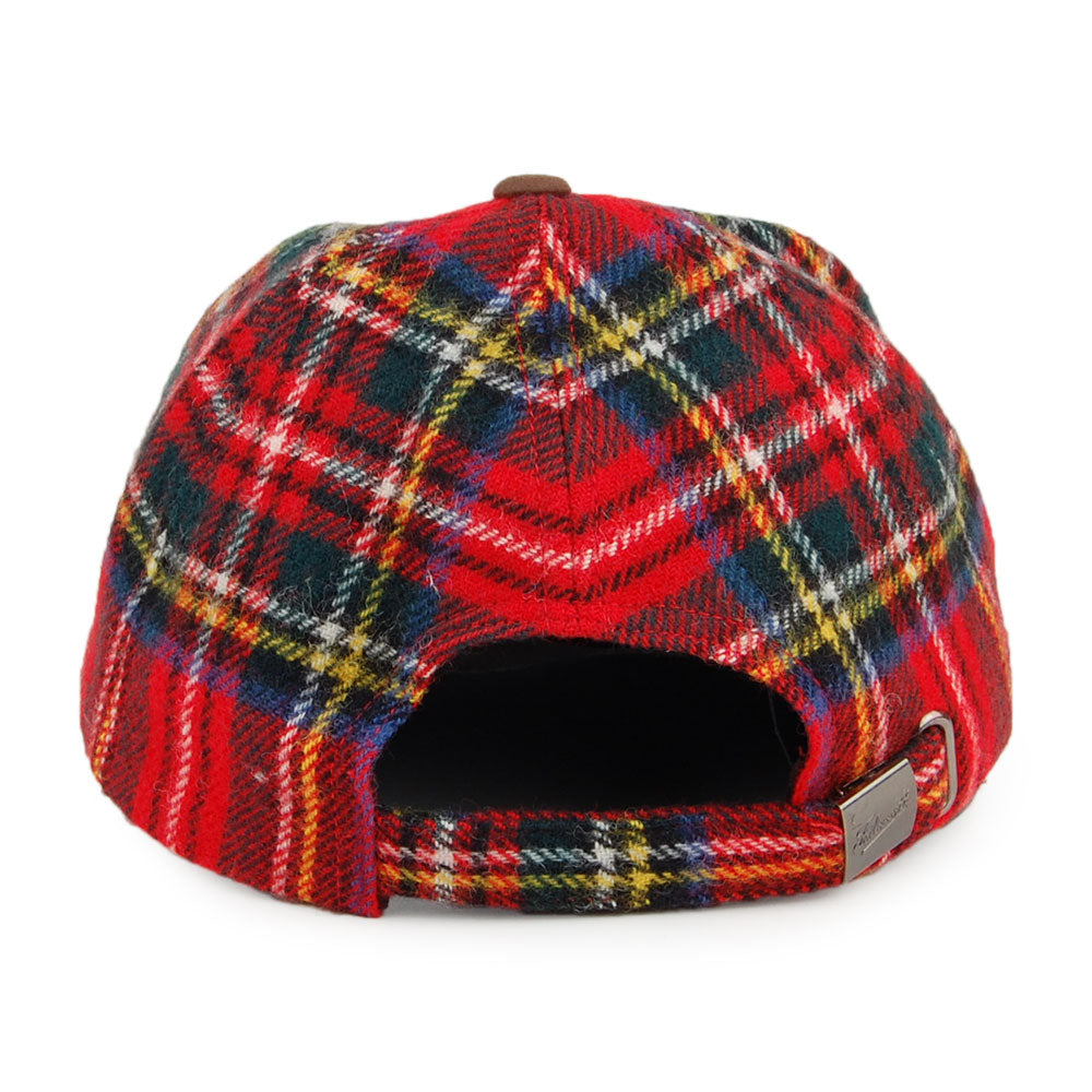 Casquette Tartan en Laine d'Agneau rouge-multi FAILSWORTH