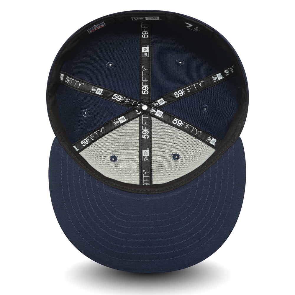 Casquette 59FIFTY NFL Team Tonal Shadow Logo N.E. Patriots bleu marine NEW ERA