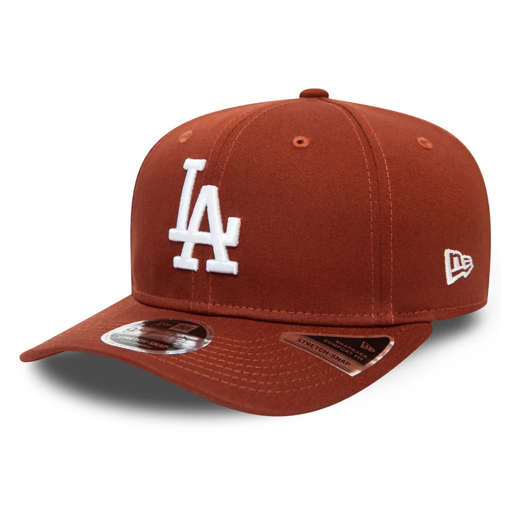 Casquette Snapback 9FIFTY MLB League Essential Stretch Snap L.A. Dodgers marron NEW ERA