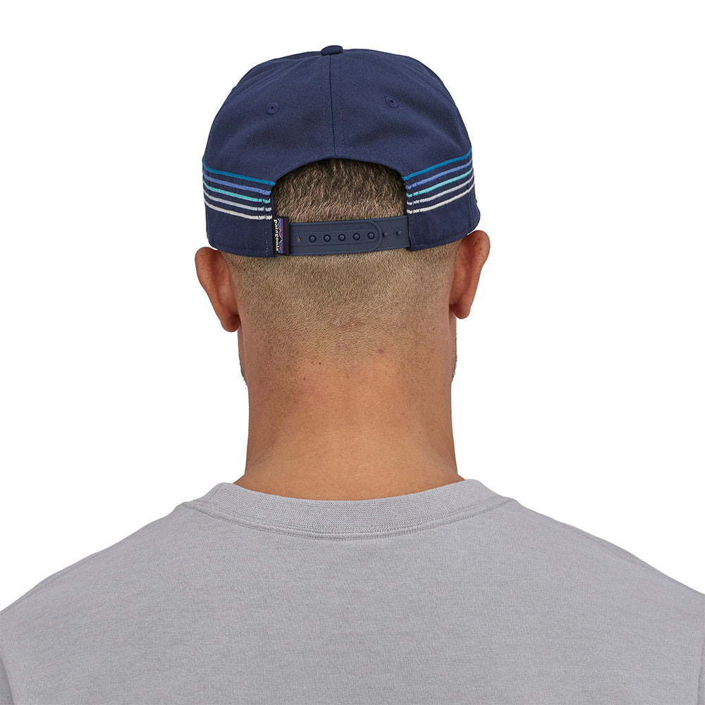 Casquette Snapback Line Logo Ridge Stripe Funfarer bleu marine PATAGONIA
