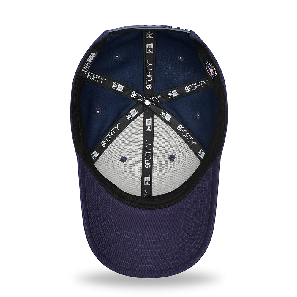 Casquette 9FORTY MLB Mono Team Colour L.A. Dodgers bleu marine clair NEW ERA