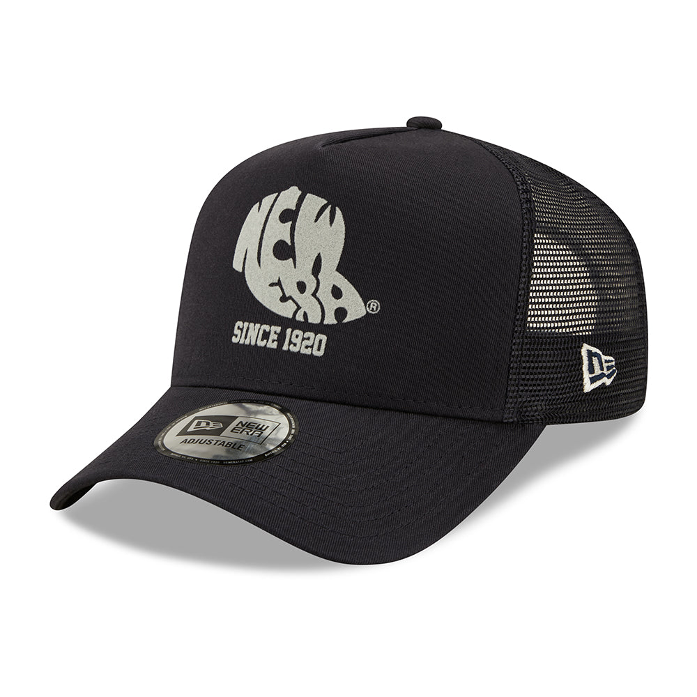 Casquette Trucker 9FORTY NE Heritage A-Frame bleu marine délavé NEW ERA