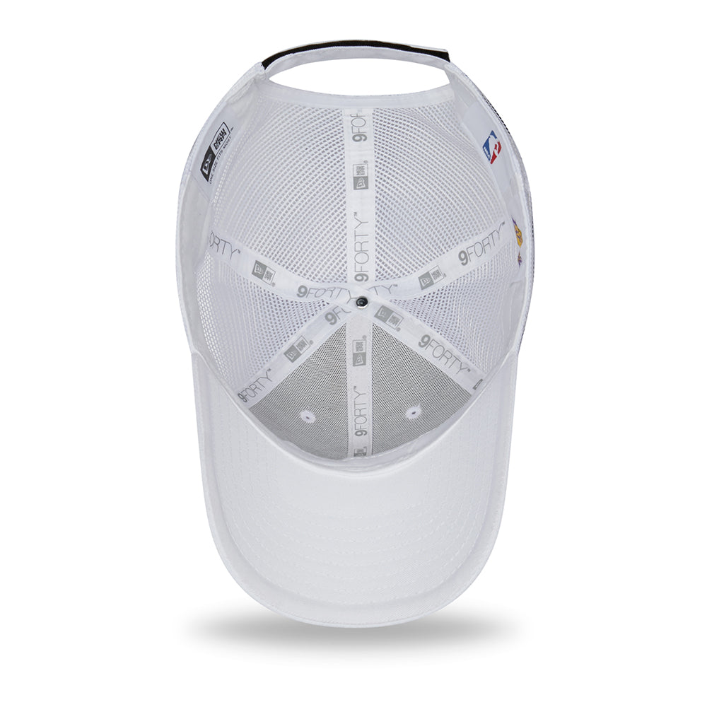 Casquette Trucker 9FORTY NBA Home Field L.A. Lakers blanc NEW ERA