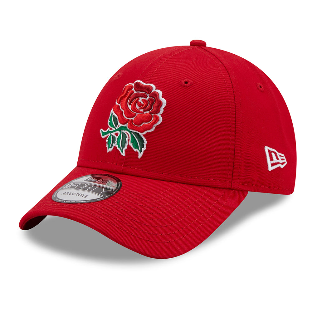 Casquette 9FORTY Essential Fédération Anglaise de Rugby à XV écarlate NEW ERA