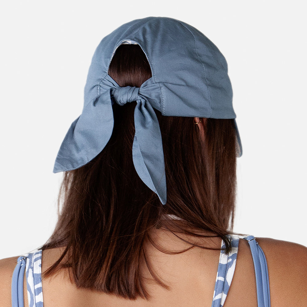 Casquette de Soleil en Coton Wupper bleu moyen BARTS
