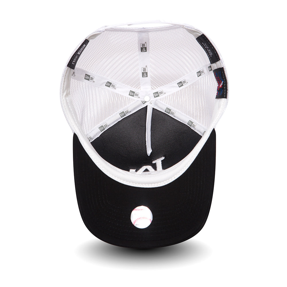 Casquette Trucker A-Frame MLB Clean Trucker L.A. Dodgers noir-blanc NEW ERA