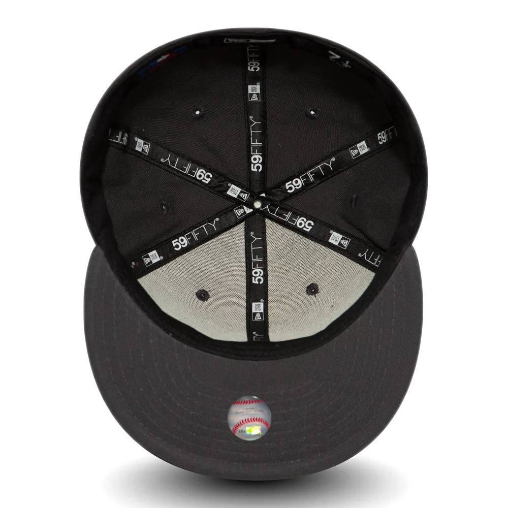 Casquette 59FIFTY MLB League Basic New York Yankees gris foncé NEW ERA