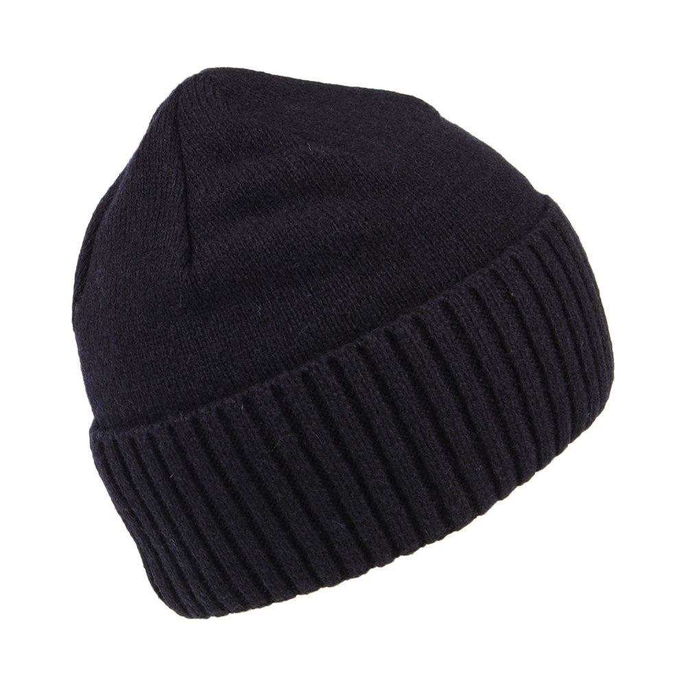 Bonnet en Laine Recyclée Line Logo Brodeo bleu marine PATAGONIA