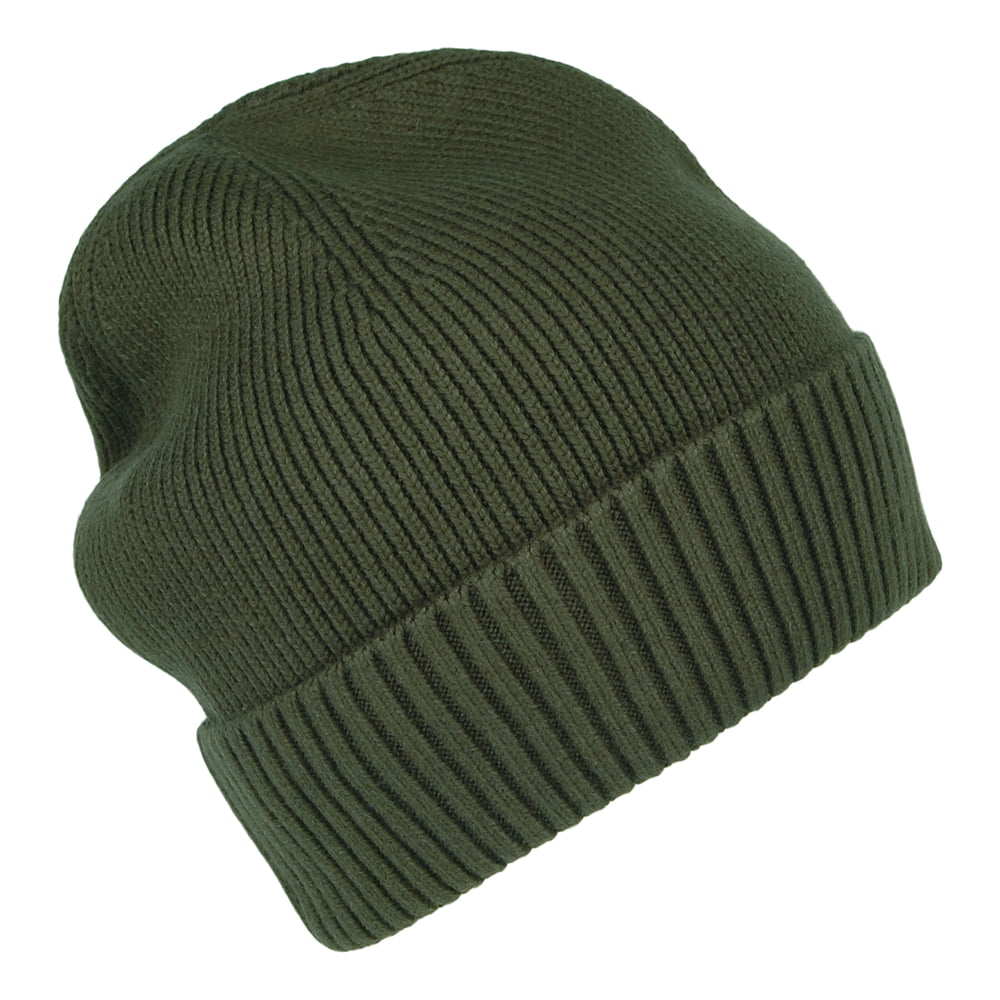 Bonnet en Cotton et Cachemire Pima Essential Flag olive TOMMY HILFIGER