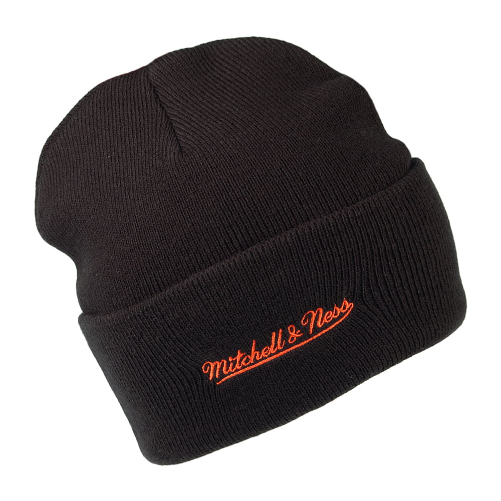Bonnet NBA Team Logo Cuff Knit New York Knicks noir MITCHELL & NESS