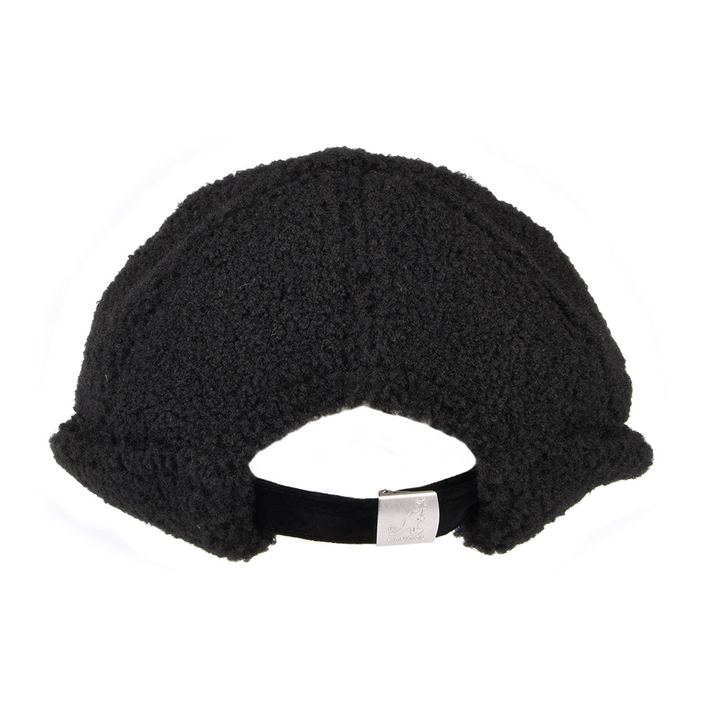 Bonnet Miki Breton en Peluche noir KANGOL