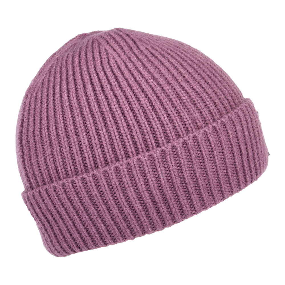 Bonnet Marin à Revers TNF Logo Box violet THE NORTH FACE