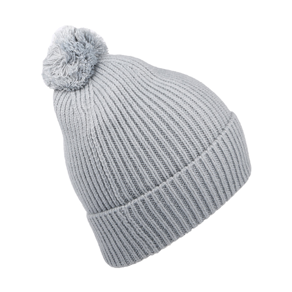 Bonnet à Pompon Logo Box gris THE NORTH FACE