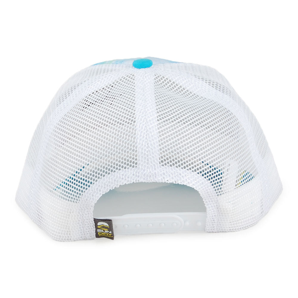 Casquette Trucker Enfant Artist Series mélange de bleus SUNDAY AFTERNOONS