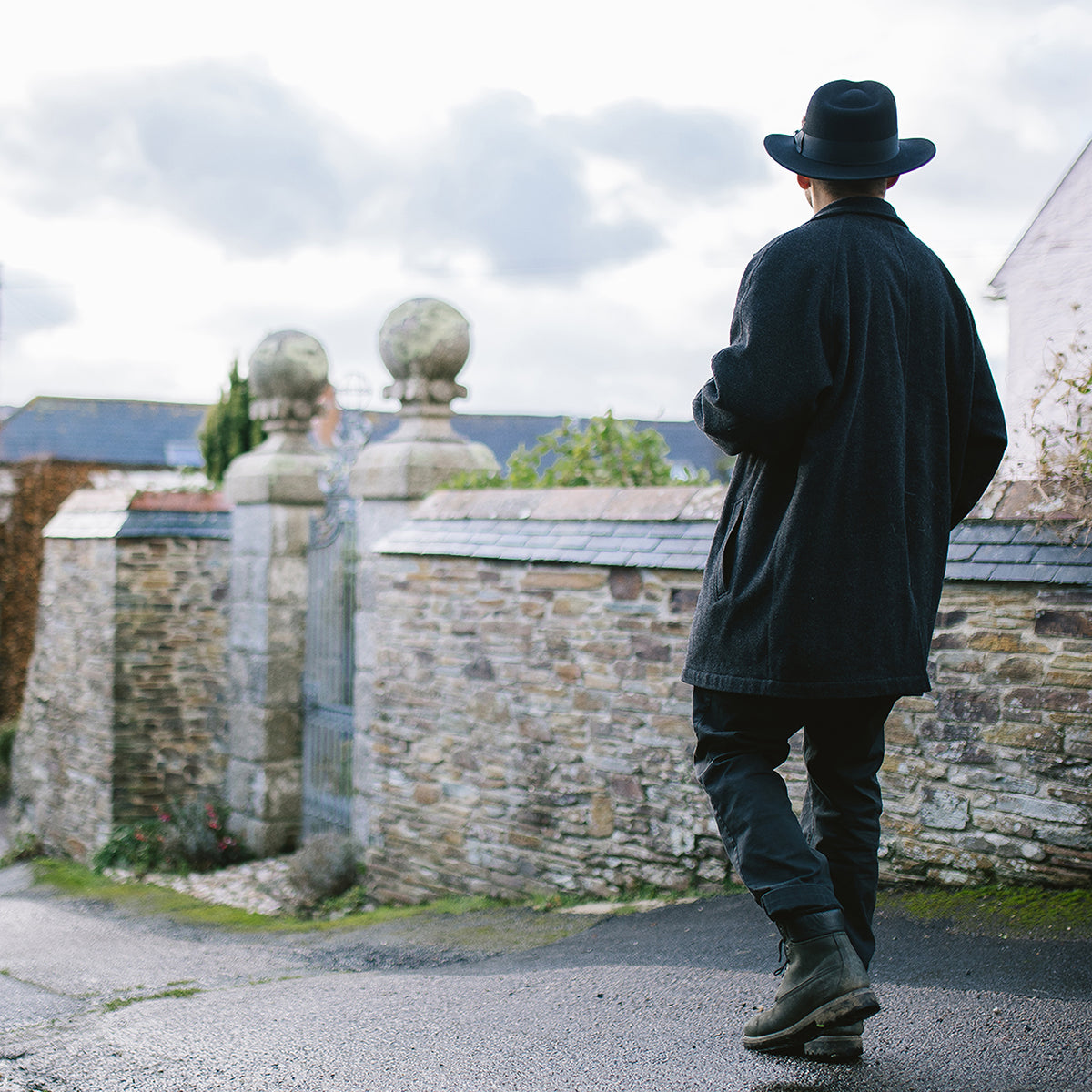 Chapeau Fedora Ford noir JAXON & JAMES - VENTE EN GROS