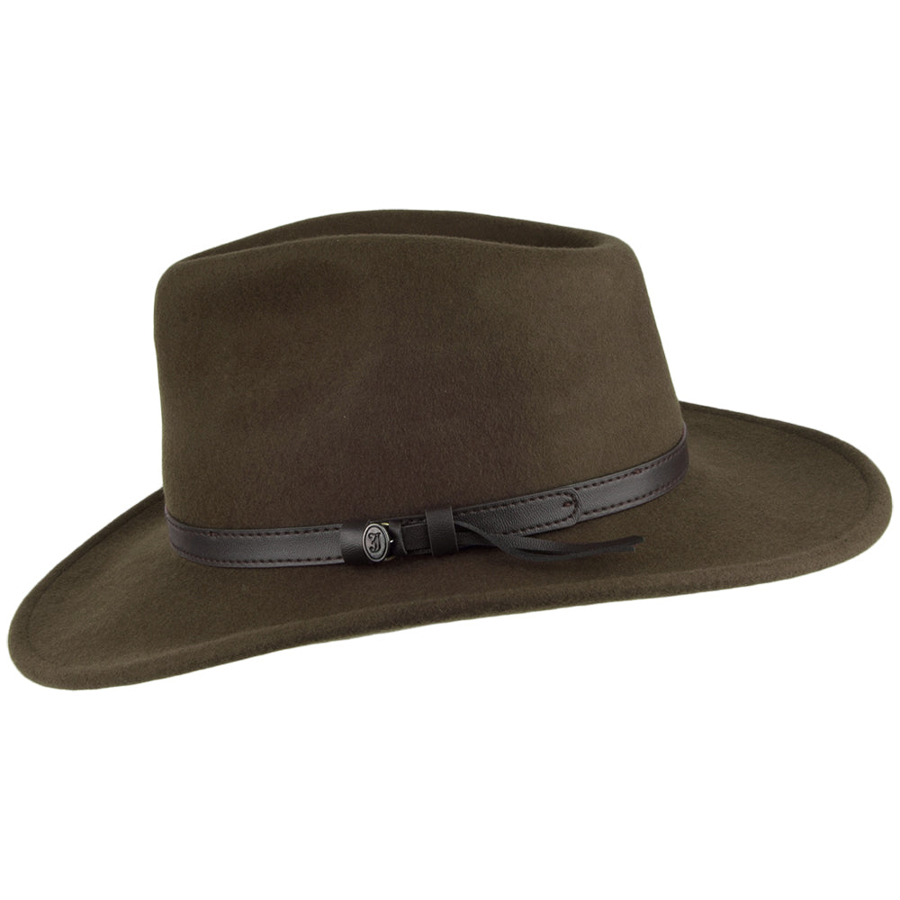 Chapeau Australien Déformable olive JAXON & JAMES - VENTE EN GROS