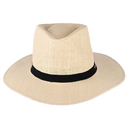 Chapeau Fedora en Paille Toyo Pliable Carolina naturel BRIXTON