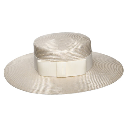 Chapeau Canotier Audrey beige-ivoire WHITELEY