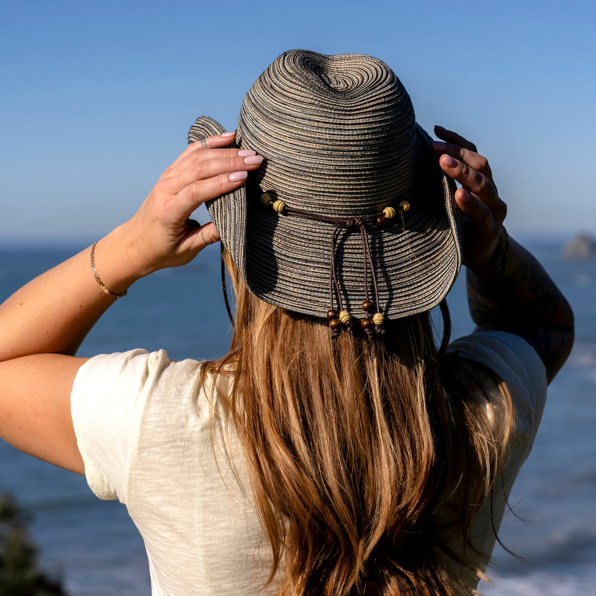 Chapeau de Cowboy Sunset gris SUNDAY AFTERNOONS