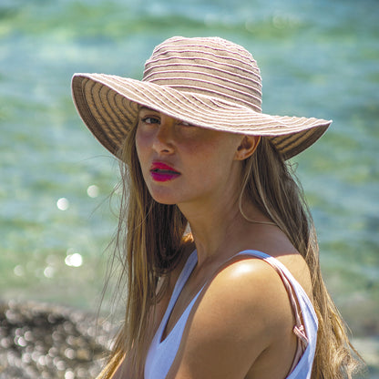 Chapeau Été à Bord Large Sonia khaki CAPPELLI